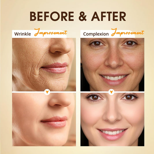 Retinol Collagen Serum for Face: Anti Aging & Anti Wrinkle Repair Peptide Serum with Boost Hydration Formula - Day/Night Facial Firming Neck Plump Skin Care for Women/Men(1.70 Fl Oz)