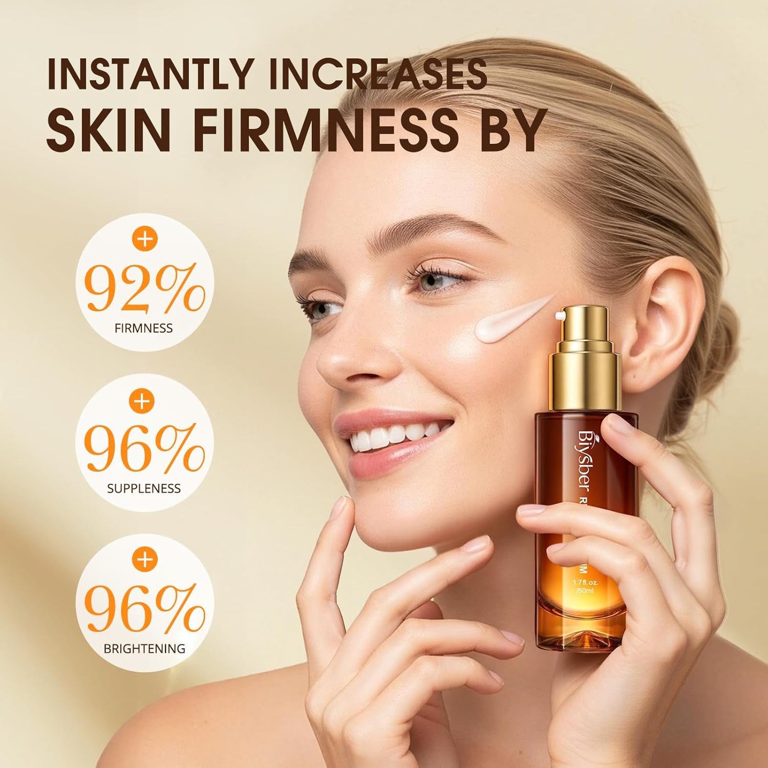 Retinol Collagen Serum for Face: Anti Aging & Anti Wrinkle Repair Peptide Serum with Boost Hydration Formula - Day/Night Facial Firming Neck Plump Skin Care for Women/Men(1.70 Fl Oz)